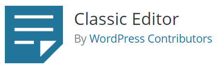 Classic editor plugin logo